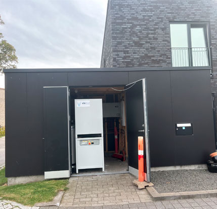 Use of VRFBs in a housing association, Denmark