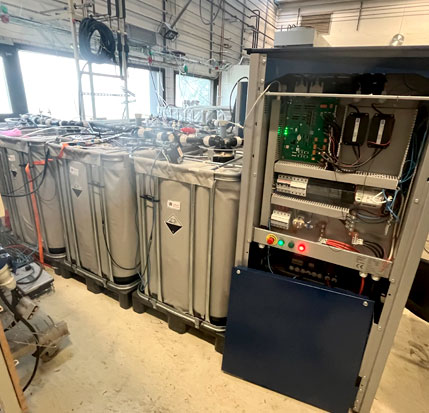 Tanks and Control Rack for Model 10 systems 